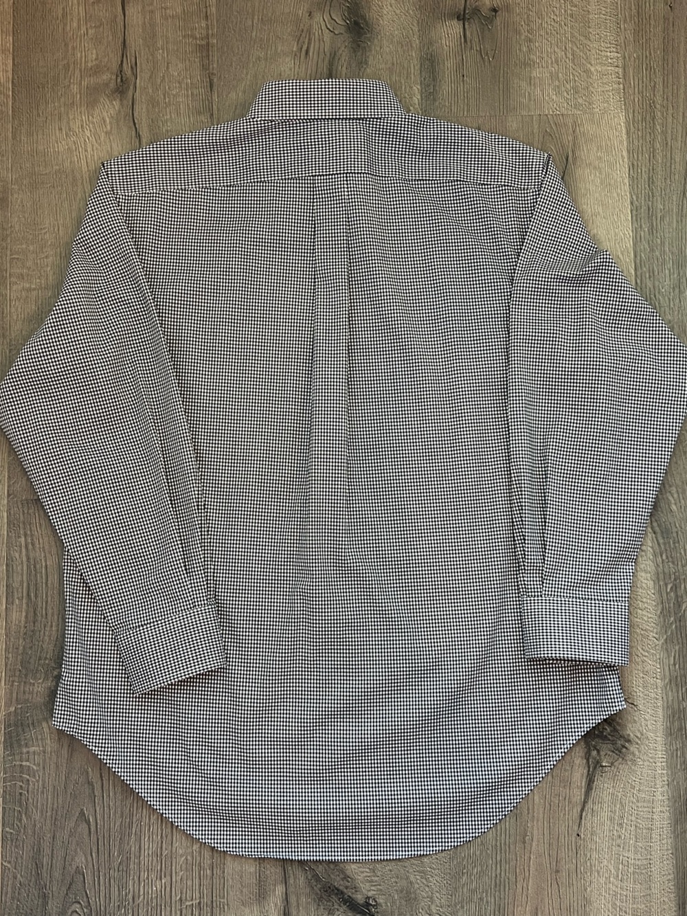 Ralph Lauren B&W 100% cotton Gingham Button-Down - Picture 2 of 7